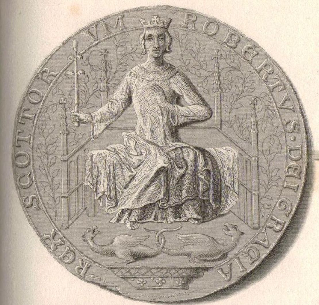 Robert II, grandson of Robert the Bruce, died at Dundonald Castle.