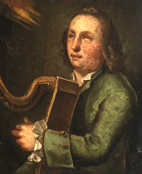Irish harpist and composer, Turlough O'Carolan, dies at Alderford House, Co Roscommon