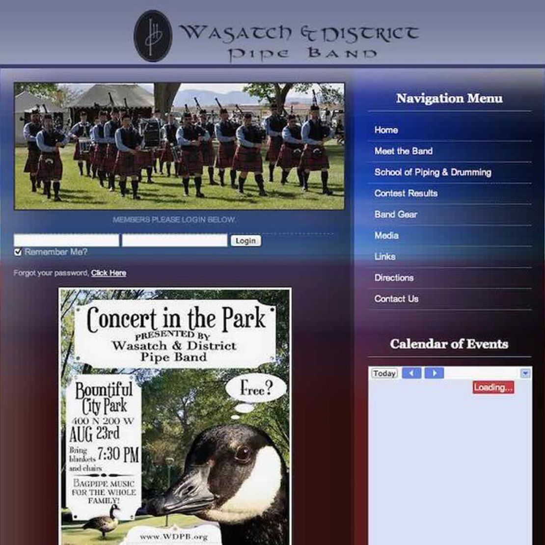 wasatch and district pipe band