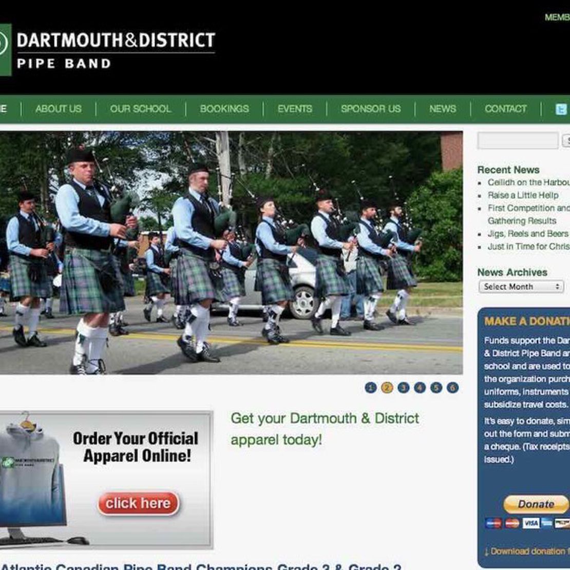 dartmouth and district pipe band association