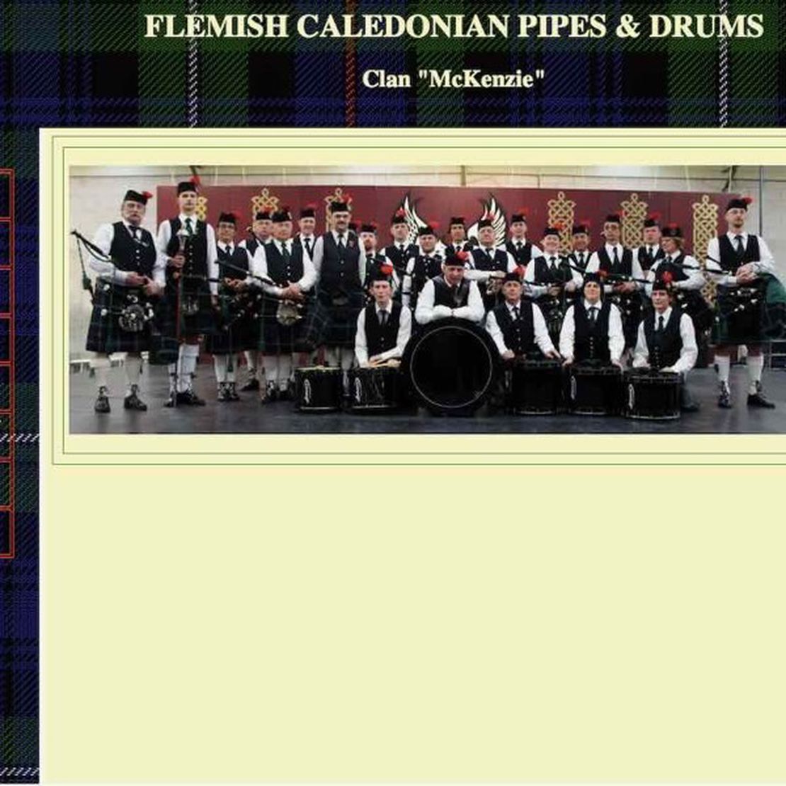 flemish caledonian pipes and drums