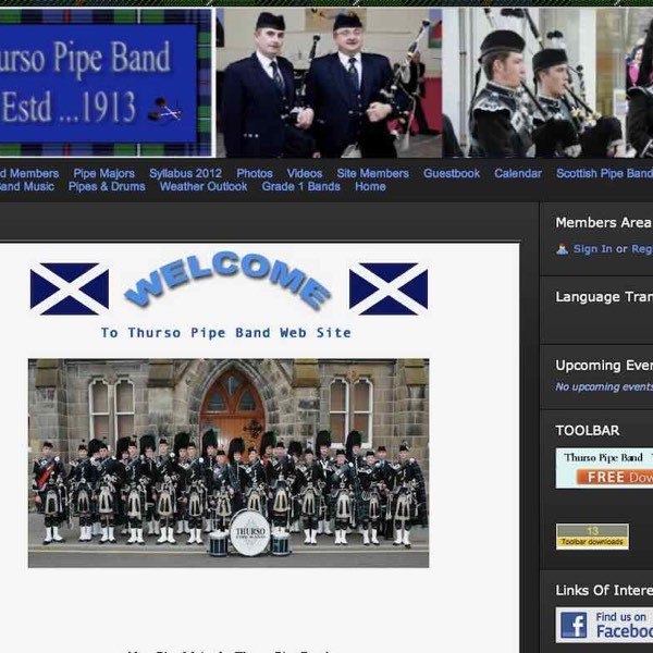 thurso pipe band