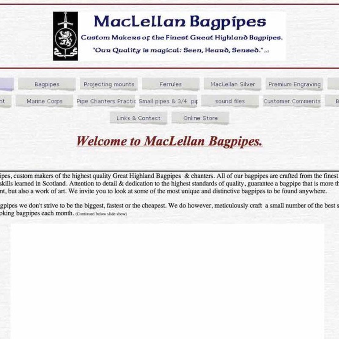 maclellan bagpipes