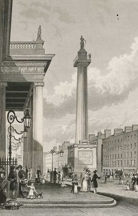 Nelson Pillar blown up, Dublin