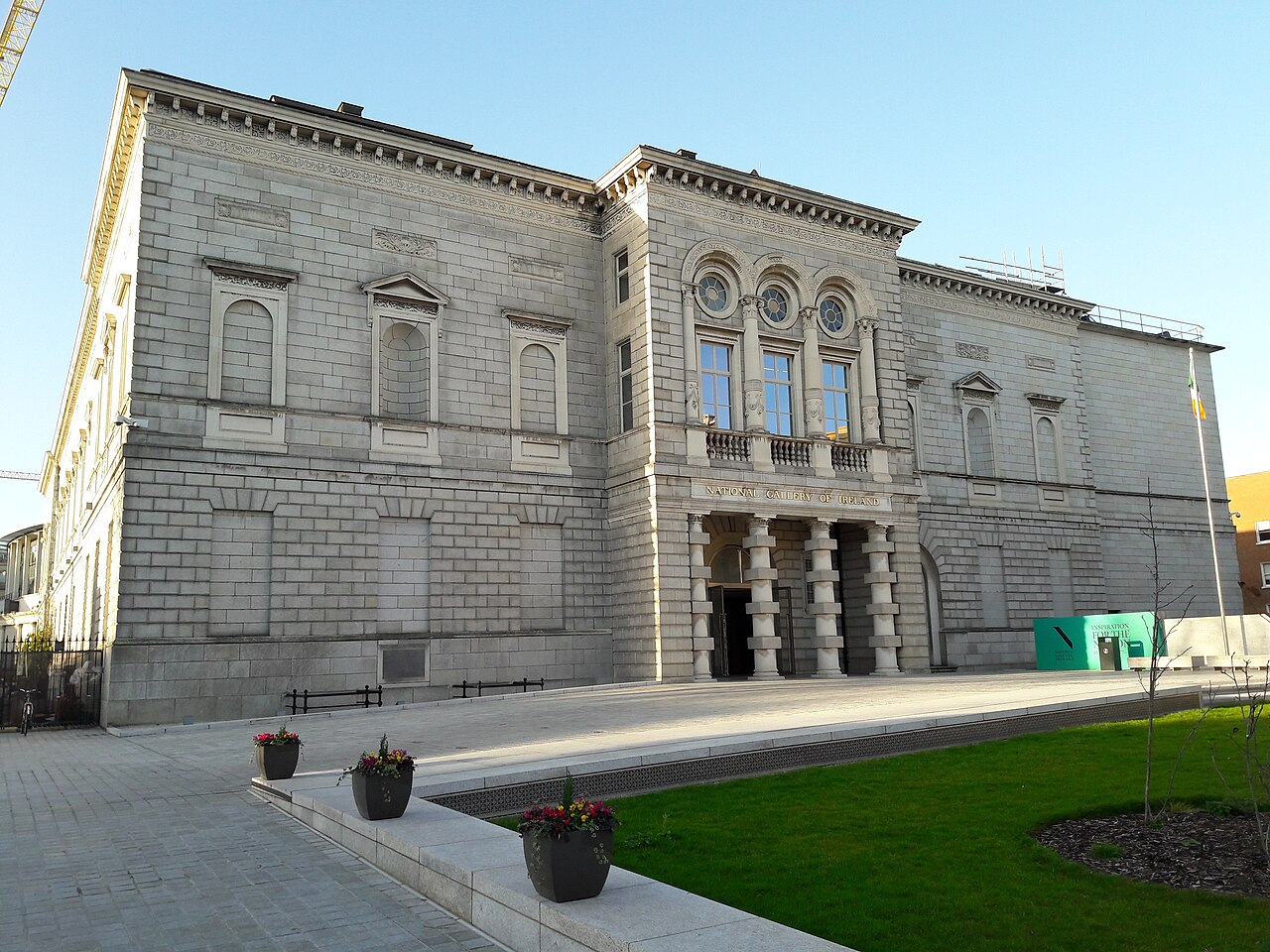 A statutory provision is made for the establishment of a national gallery of paintings, sculpture and fine arts in Ireland