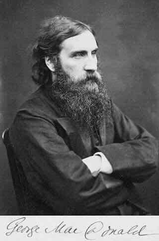 George MacDonald, Scottish novelist poet creator of childrens fairy stories born