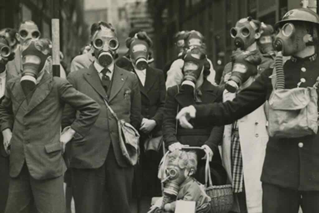 Gas masks issued to Civilians Prior to WW2