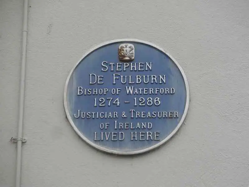 Stephen de Fulbourne, becomes justiciar and establishes a mint at Waterford